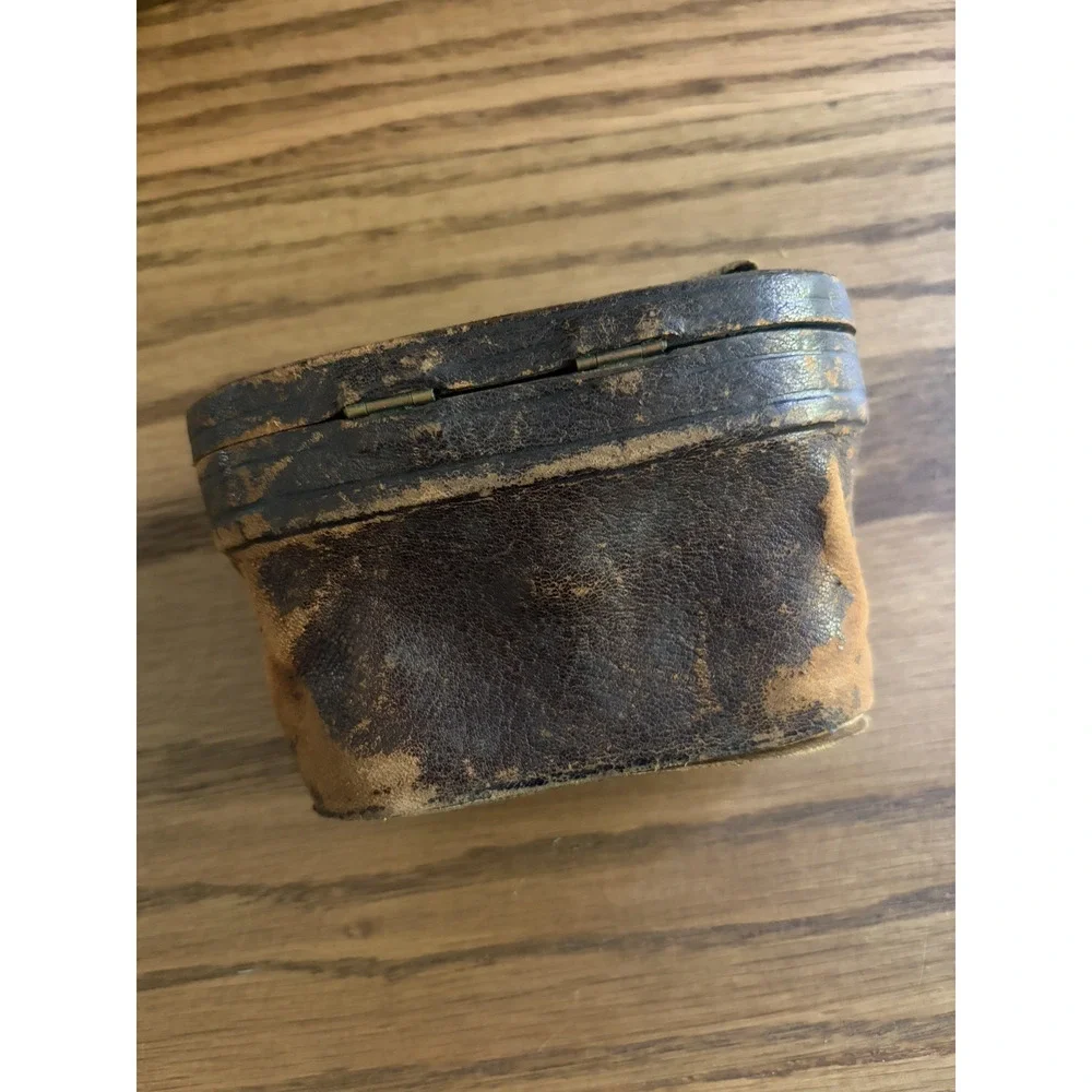 Antique 1880s Lemaire Opera Glasses with Leather Case French Mother of Pearl